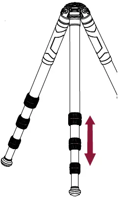 ROBUS RCC-5560 C 4-Section Carbon Fiber fig 1