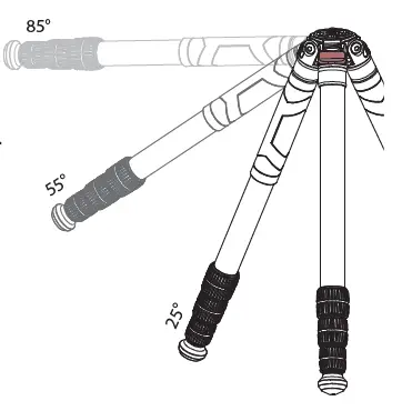 ROBUS RCC-5560 C 4-Section Carbon Fiber fig 2