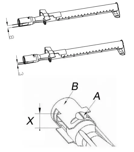 Euromaid EFS54FC SGB 54cm Freestanding Gas Cooker - Primary Air Flow