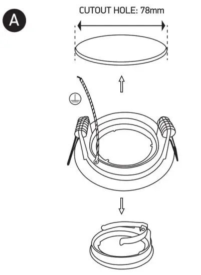 one LIGHT 10105ALG Outdoor Lamp - cutout