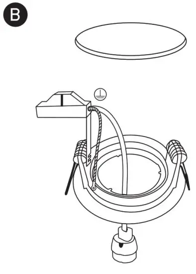 one LIGHT 10105ALG Outdoor Lamp - cutout b