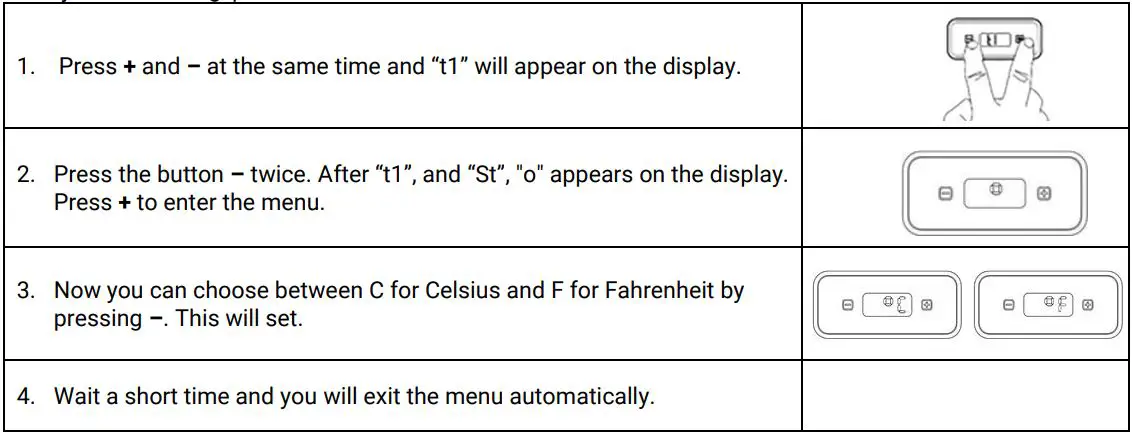 ECM 81084 Classika PID Coffee Machine User Manual - Programming the Temperature Mode