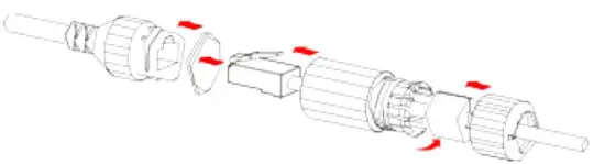 Zhejiang Uniview Technologies 0235C5YY Network Fixed Dome Camera - cable
