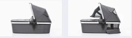 babybee DUO2 Double Two Seat Set - Adjusting the bassinet ventilation