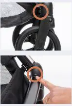 babybee DUO2 Double Two Seat Set - Front swivel wheels