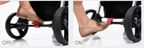 babybee DUO2 Double Two Seat Set - Rear brake