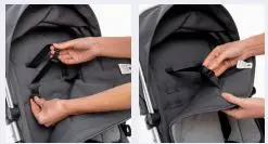 babybee DUO2 Double Two Seat Set - To lengthen or adjust the harness