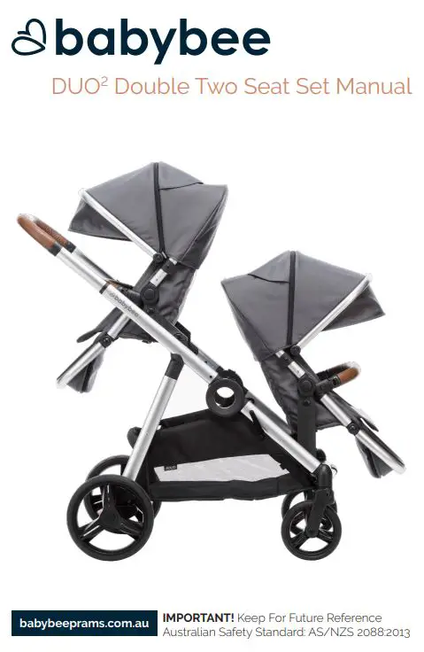 babybee DUO2 Double Two Seat Set