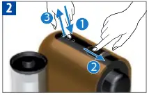 Nespresso Breville BEC300 Touch and hold the control