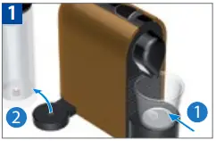 Nespresso Breville BEC300 the machine remains blocked