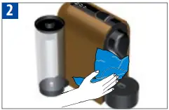 Nespresso Breville BEC300 Clean the coffee outlet regularly