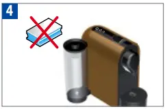 Nespresso Breville BEC300 Do not use any strong
