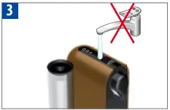 Nespresso Breville BEC300 Never immerse the appliance