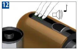 Nespresso Breville BEC300 To exit the descaling mode