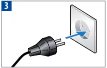 Nespresso Breville BEC300 User Manual Plug the machine into the mains