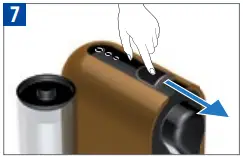 Nespresso Breville BEC300 User Manual Close the slider