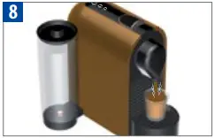 Nespresso Breville BEC300 User Manual Preparation will stop automatically