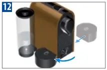 Nespresso Breville BEC300 To accommodate a milk recipe glass