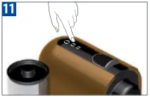 Nespresso Breville BEC300 To change the selected cup size