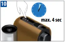 Nespresso Breville BEC300 To manually top up your coffee