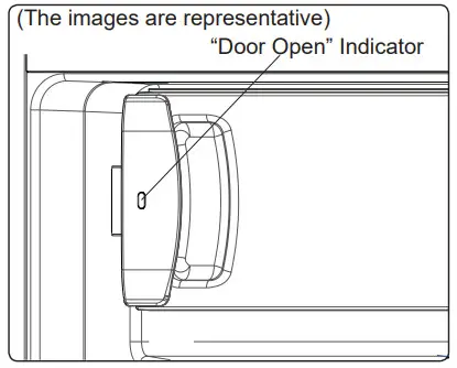 ventura GN130FW Fridge - Door Open
