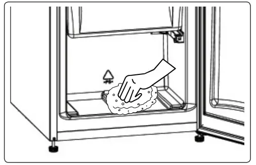 ventura GN130FW Fridge - taking place