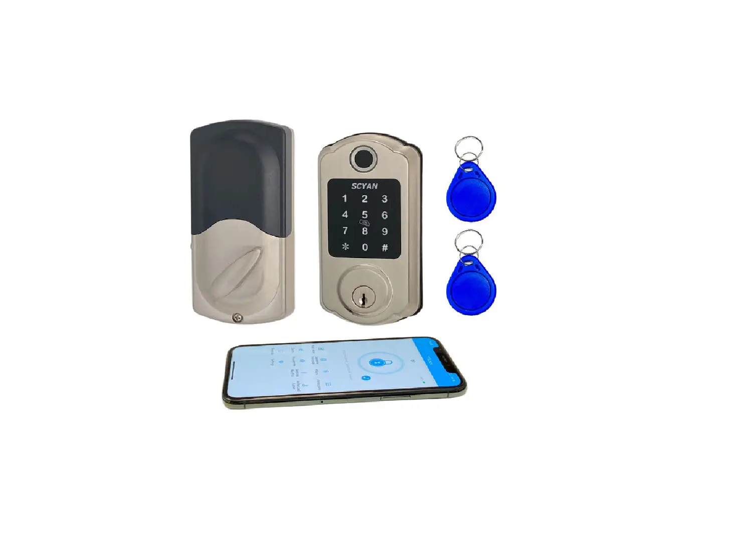 Scyan D7 Finger Touchscreen Bluetooth Deadbolt Lock User Manual