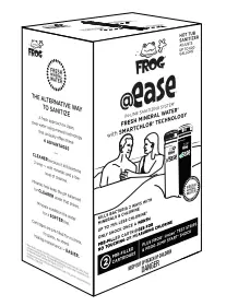 FROG @ease In Line Sanitizing System - fig 13