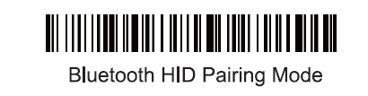 Bluetooth pairing setup barcode