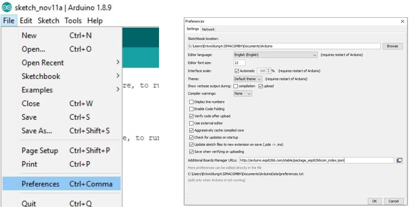 JOY-It WiFi module User Manual - INITIAL SETUP