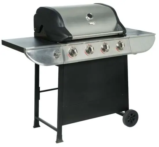 RUSTA 623514710101 Gas BBQ 4-Burner Grill