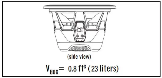 JBL STADIUM 122SSI 12 Inch (300mm) High Performance Car Audio Subwoofer - BOX VOLUME 2