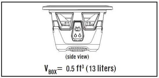 JBL STADIUM 122SSI 12 Inch (300mm) High Performance Car Audio Subwoofer - BOX VOLUME