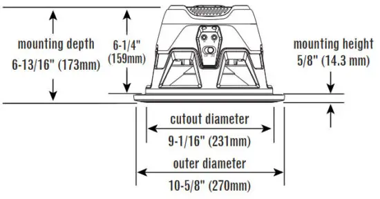 JBL STADIUM 122SSI 12 Inch (300mm) High Performance Car Audio Subwoofer - SPECIFICATIONS 2