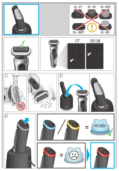 BRAUN 5434 Electric Razor for Men Flex Head Foil Shaver - Fig 3