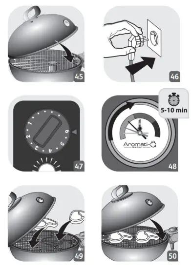 Tefal BG916 Aromati Q Grill - figure 10