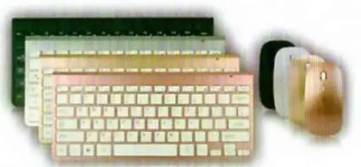 rubik RKB24B 1 2 4Ghz Wireless Keyboard And Mouse Combo - fig1