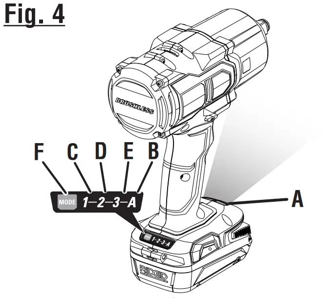 RIDGID R86212 18V Brushless Impact Wrench - fig 4