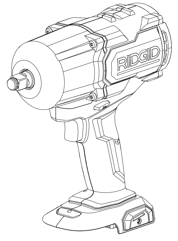 RIDGID R86212 18V Brushless Impact Wrench