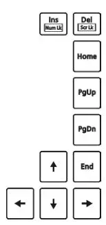 B360 Notebook Computer - Cursor-Control Keys