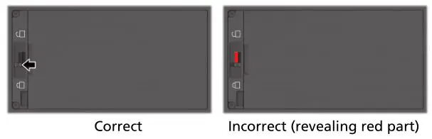 B360 Notebook Computer - Make sure the battery latch is correctly locked