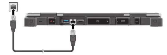 B360 Notebook Computer - Using the LAN