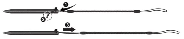 B360 Notebook Computer - Using the Tether 1