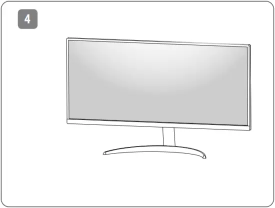 LG 34WP500-B - Mount 34WP500 - 4