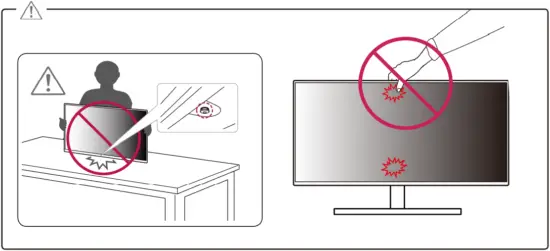 LG 34WP500-B - Mount 34WP500 - a