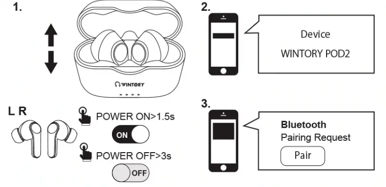 Wintory-Truly-wireless-earbuds-Bluetooth-5.0-Earphones-with-Microphone-Bluetooth-fig-5
