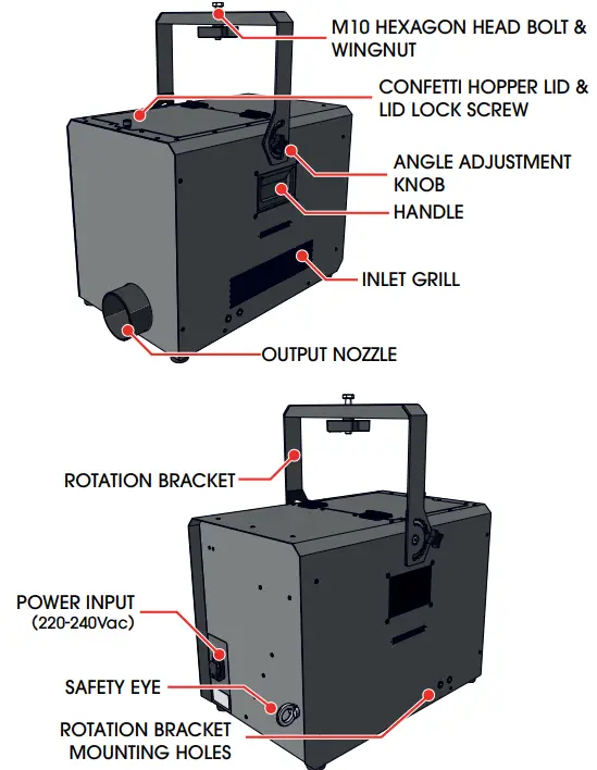 MAGICFX MFX0504 Clubblower Adjustable Truss Bracket-fig2