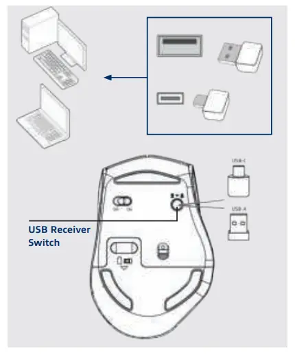Switch between 2 connected computers