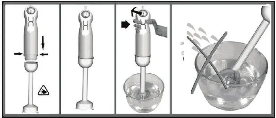 gallet MIX 526 Bordeaux Blender 5 w 1 - DESCRIPTION Of THE CONTROLS 2