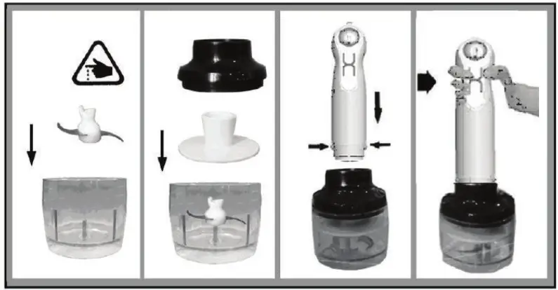 gallet MIX 526 Bordeaux Blender 5 w 1 - INSTRUCTION fOR USE 2